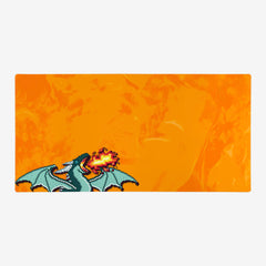 Pixel Dragon Extended Mousepad