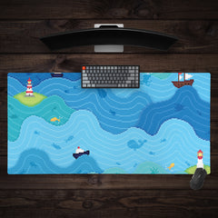 Pixel Seafaring Extended Mousepad