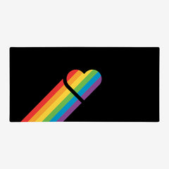 Pride Heart Extended Mousepad