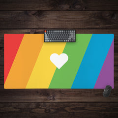 Pride Stripes Extended Mousepad