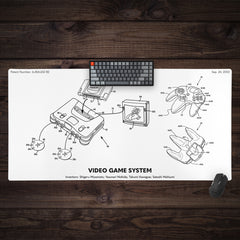 Video Game System Extended Mousepad