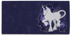 Galaxy Unicorn Extended Mousepad - InvertSilhouette - Mockup - XXL