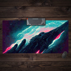Two Worlds Collide Extended Mousepad
