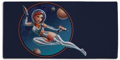 Astro Woman Extended Mousepad - Michael Dashow - Mockup - XXL