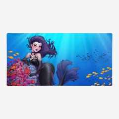 Mermaid Pin-Up Extended Mousepad - Michael Dashow - Mockup - XXL