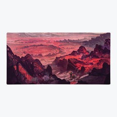 Barren Red Mountain Extended Mousepad