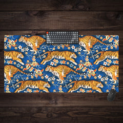 Animalier's Tiger Chintz Extended Mousepad