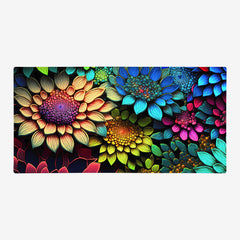 Fragmented Florals Extended Mousepad