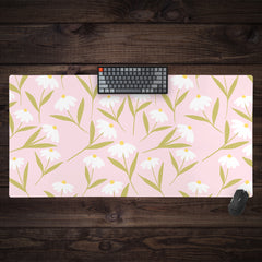 Ditsy Daisies Extended Mousepad