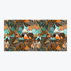 Maximalist Mountain Maze Extended Mousepad