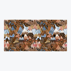 Maximalist Mountain Maze Extended Mousepad