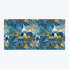 Maximalist Mountain Maze Extended Mousepad