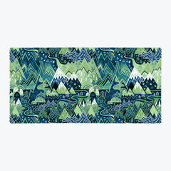 Maximalist Mountain Maze Extended Mousepad