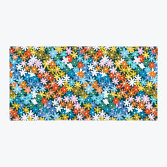 Ombre Flower Field Extended Mousepad