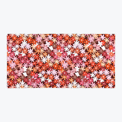 Ombre Flower Field Extended Mousepad