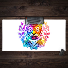 Tiger Ray of Rainbows Extended Mousepad