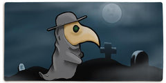 Plague Doctor's Night Out Extended Mousepad - Diddynarcon - Mockup - XXL