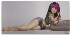 She Games Extended Mousepad - Michael Dashow - Mockup - XXL