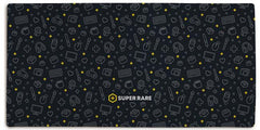 Super Rare All Over Extended Mousepad - Super Rare - Mockup - XXL - Black