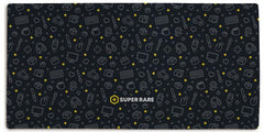 Super Rare All Over Extended Mousepad - Super Rare - Mockup - XXL - Black