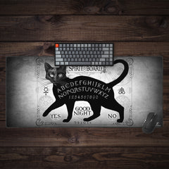 Black Cat Spirit Board Extended Mousepad