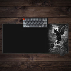 Nine Lives of Poe Extended Mousepad