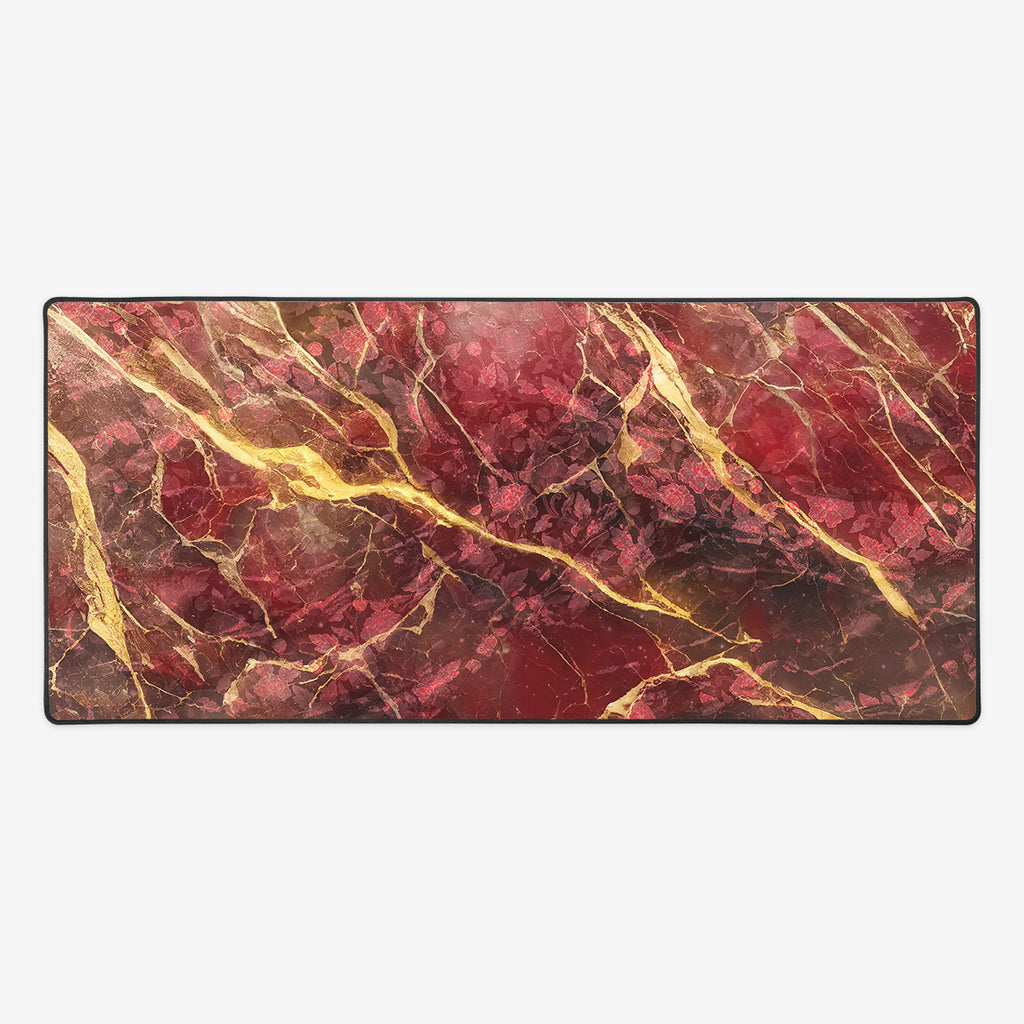 Floral Ruby Extended Mousepad