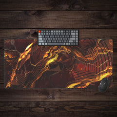 Marbled Ruby Large Extended Mousepad