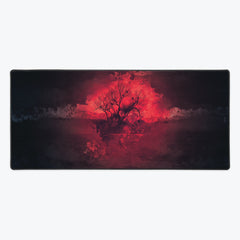 Red Raven Large Extended Mousepad