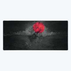 Red Sun Raven Large Extended Mousepad