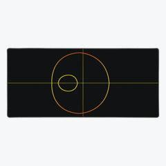Cartesian Oval Extended Mousepad - Carbon Beaver - Mockup - Large