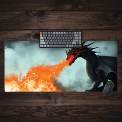 Crimson Dragon Extended Mousepad
