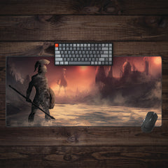 Twin Guardians Extended Mousepad