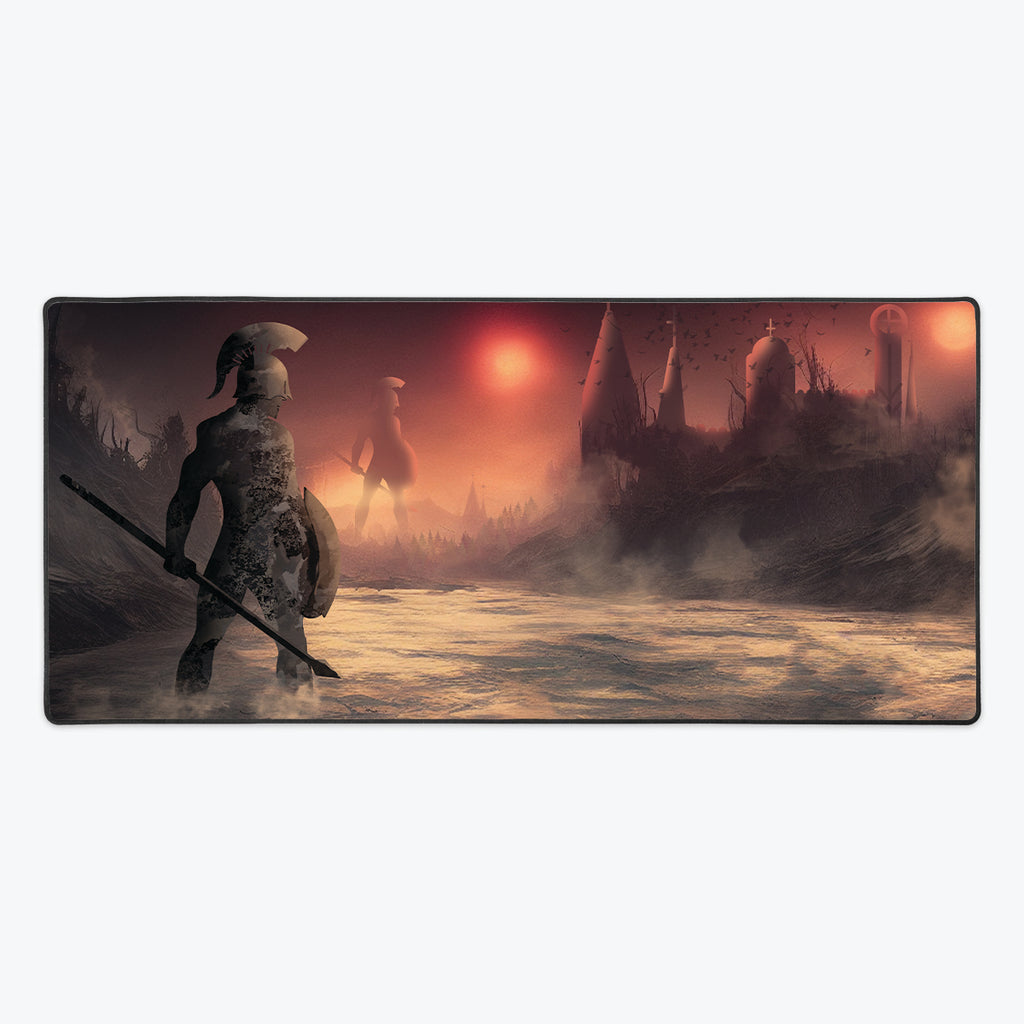 Twin Guardians Extended Mousepad