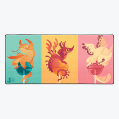 Lolipop Dragons Extended Mousepad - Colordrilos - Mockup - Large
