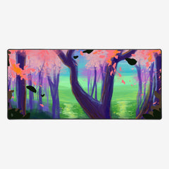 Morning In The Forest Extended Mousepad - Creytabell - Mockup - Large