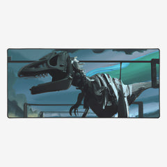 Animated Dinosaur Skeleton Extended Mousepad