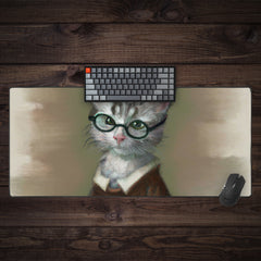 Librarian Cat Extended Mousepad