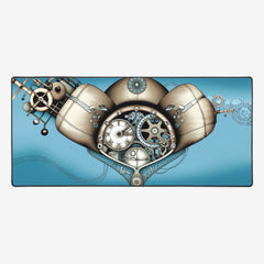 Steampunk Clouds Extended Mousepad