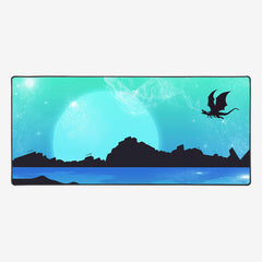 Synth Dragon Dreamscape Extended Mousepad