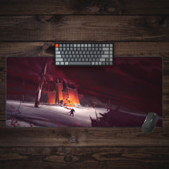 Red Castle Extended Mousepad