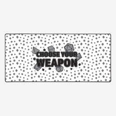 Choose Your Weapon Extended Mousepad