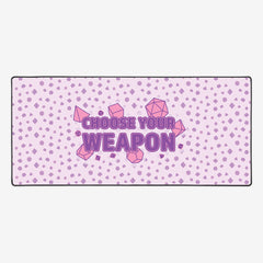 Choose Your Weapon Extended Mousepad