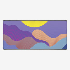 Curves of the Mountain Extended Mousepad