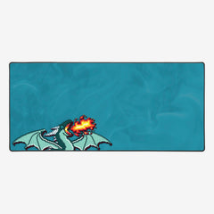 Pixel Dragon Extended Mousepad