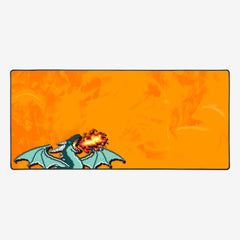 Pixel Dragon Extended Mousepad