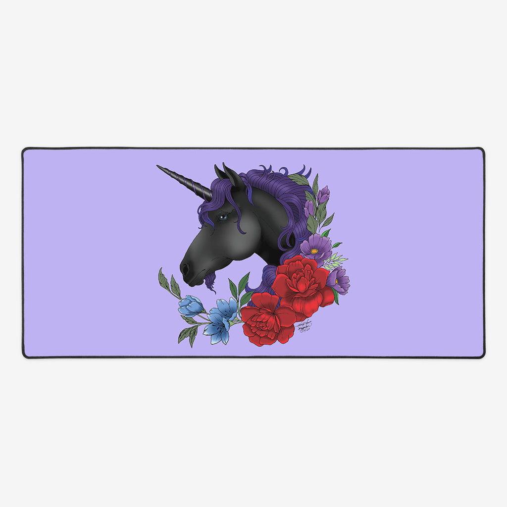 Black Unicorn Extended Mousepad