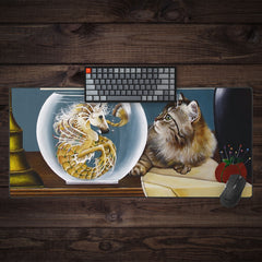 Lydia And The Hippocampus Extended Mousepad