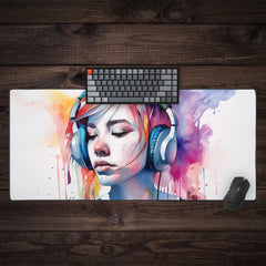 Watercolor Sounds Extended Mousepad