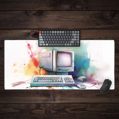 Watercolor Tech Extended Mousepad